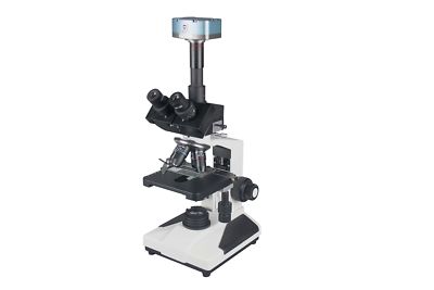 Radical 2500x Professional Doctor Trinocular LED Microscope w Battery & 2Mp Cam