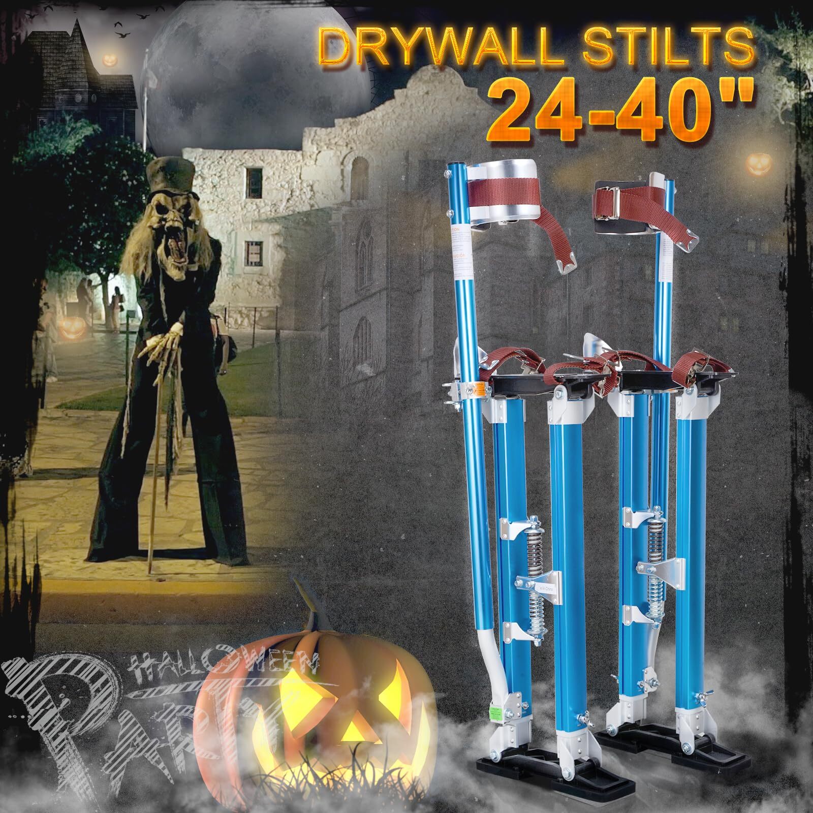 Zancos De Yeso Aluminio 24-40 Pulgadas Drywall Still Ajustable Dura Para Pintar