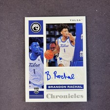2021-22 Chronicles Draft Brandon Rachal Auto Tulsa Rookie RC