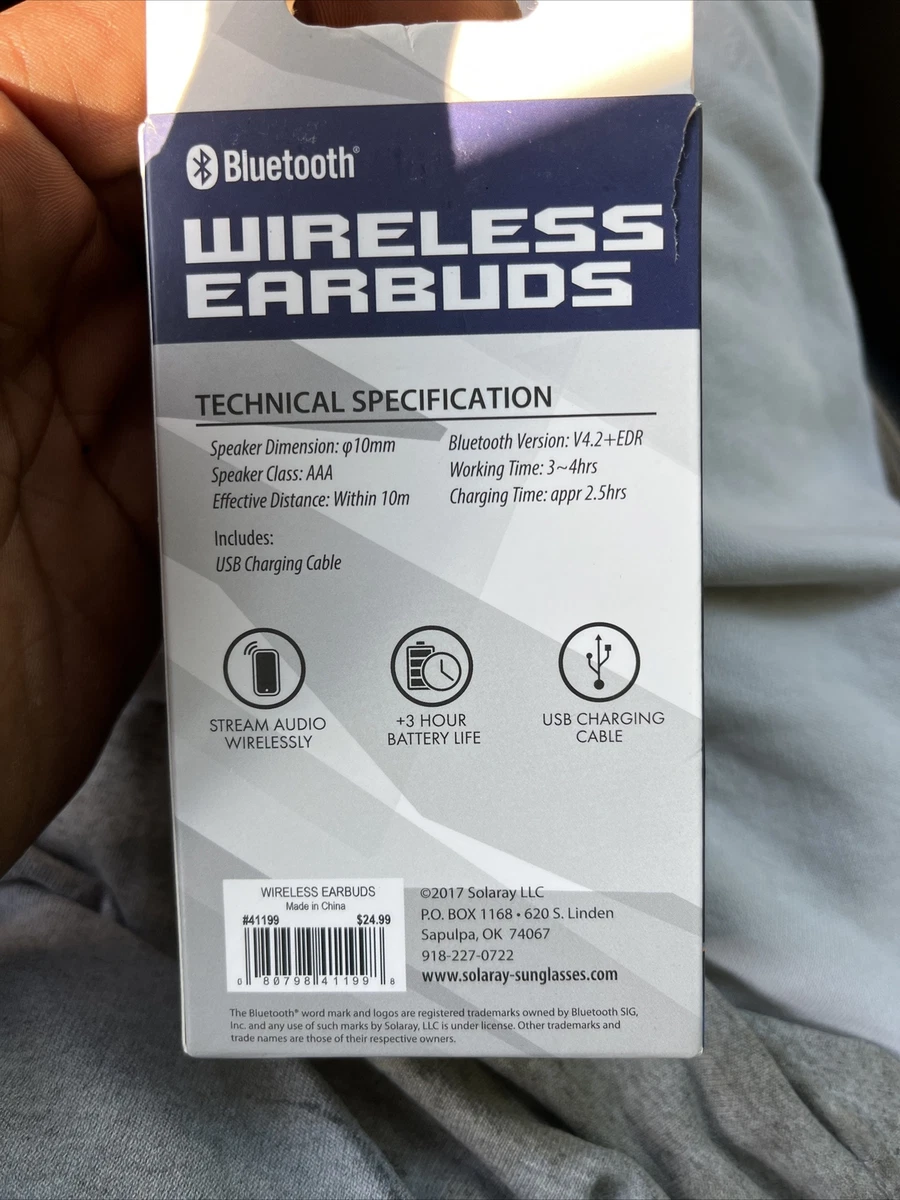 Solaray bluetooth online earbuds