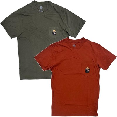 Teton Gravity Research Men's X Smokey Bear Pocket Short Sleeve Tee T-Shirt
