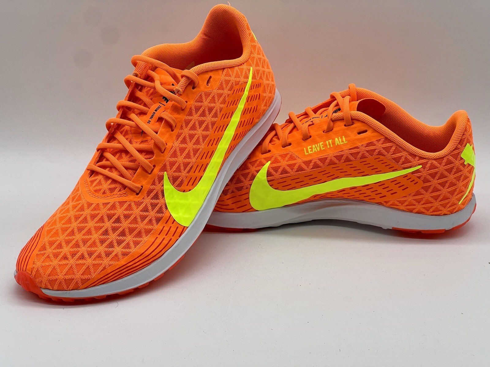 Nike Rival XC5 Cross Country Spikes, CZ1795801, Orange Volt White, Men