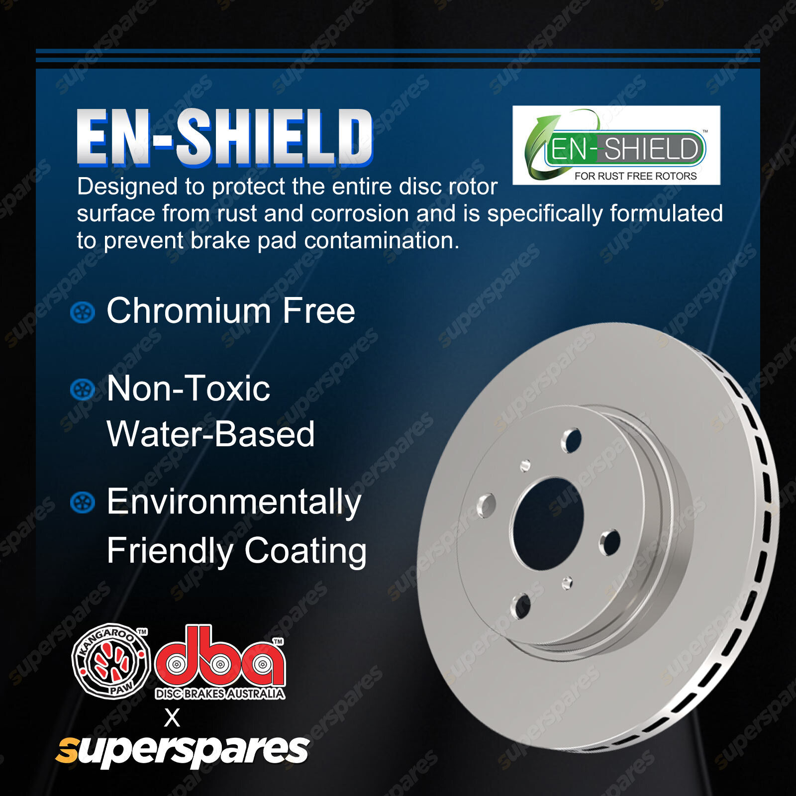 EBC Premium Rear Rotors (298x20mm) | 01-03 BMW 525i 2.5 (E39)