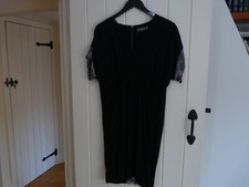 Stunning Mint Velvet Ladies Black Evening Dress (UK10)
