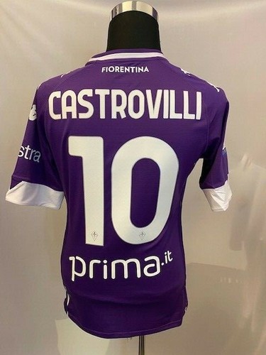 MAGLIA UFFICIALE ACF FIORENTINA 2020/2021 KAPPA CASTROVILLI TAGLIA XL | eBay
