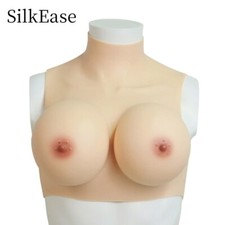 Silicone Breast Plate Fake Boobs Breast Forms For Crossdresser Drag Queen G Cup