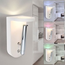 Applique Murale Lampe de Salon Gips LED Mobile 4x Verres Multicolore