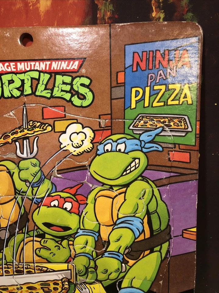 Vintage Rose Art Puzzle TMNT 3 to 5 yr old Frame Tray Puzzle 1990 - Image 4 of 4