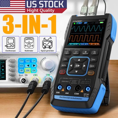 FNIRSI 2C23T Handheld Digital Oscilloscope Multimeter+Function Signal Generator)