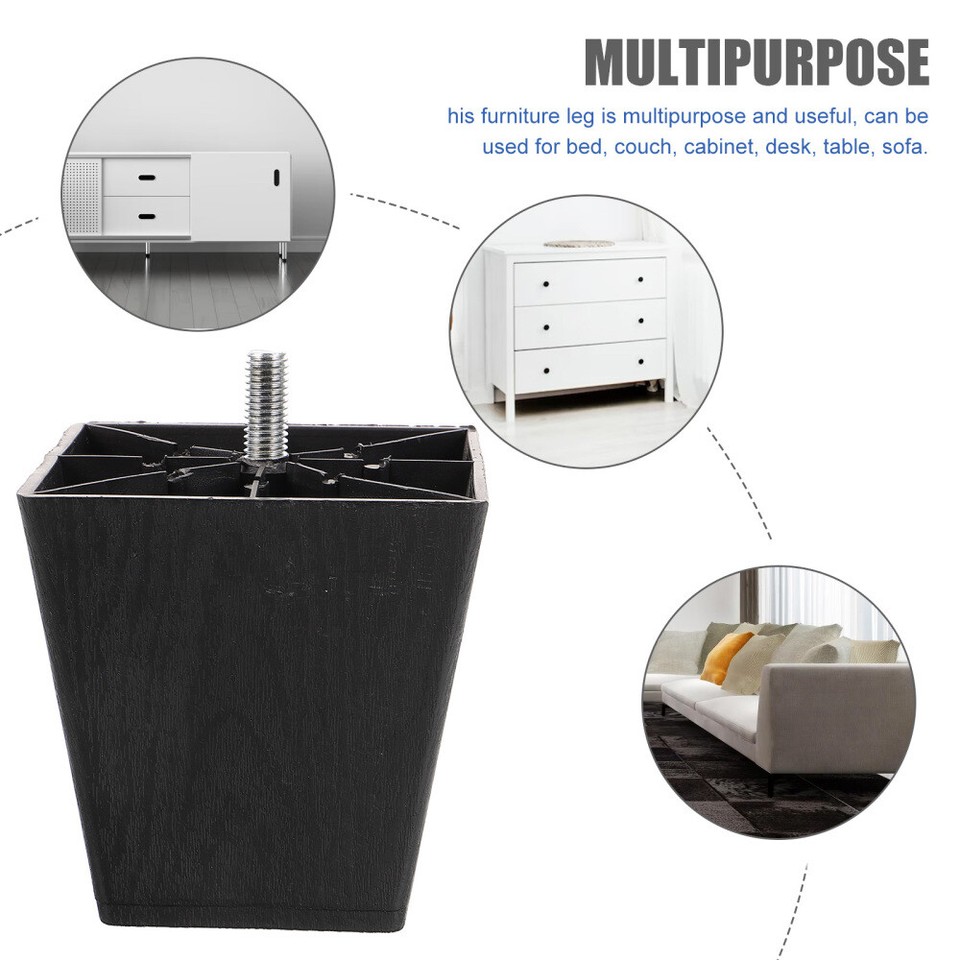 4 Pcs Furniture Components Sofa Feet Furniture Legs Plastic Sofa Leg