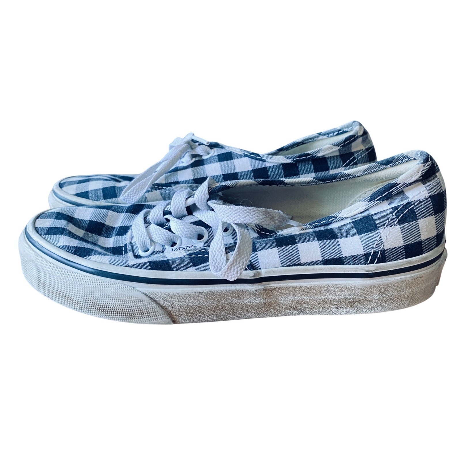 Vans Authentic Gingham Check Canvas Sneakers Wome… - image 2