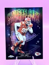 Topps 2025 ChromeChris Jones Kansas City Chiefs Insert ACT-17 REFRACTOR🔥