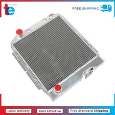 Aluminum 3 Row Radiator For Ford Mustang Falcon Ranchero Comet 1960-1966 1964 V8