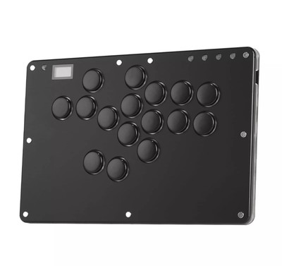 Haute42 Arcade Stick Leverless Controller Leverless Arcade Stick R16 Black