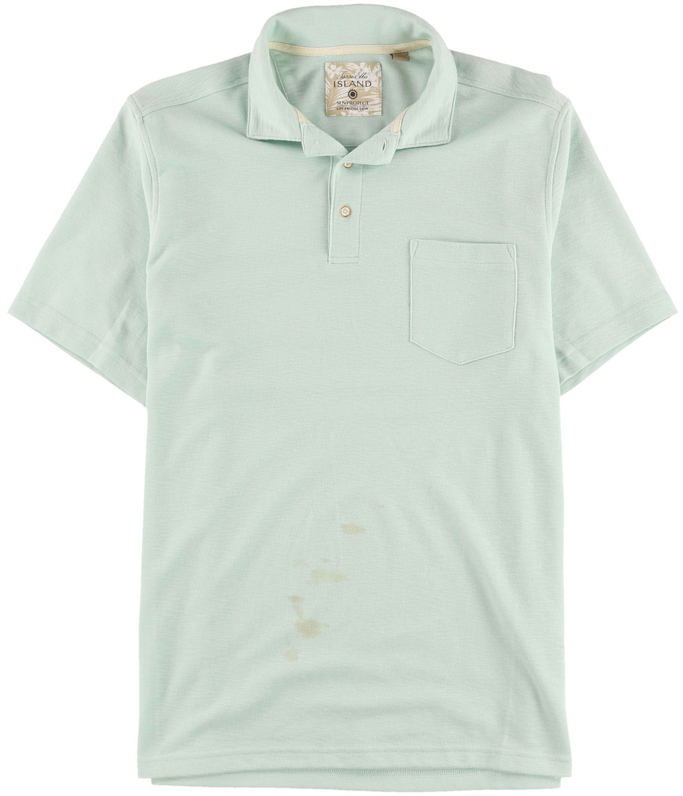 Мужская футболка-поло Tasso Elba Slub, minnow, L