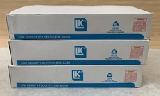 Case/3000 Elkay 10F-1114+4BGW Gusset Food Storage Bag w/ Dispenser 14"x11"