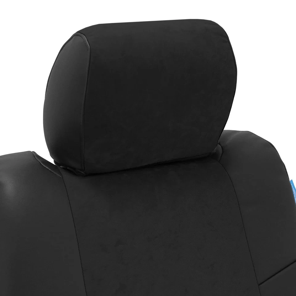 For Pontiac Vibe 03-04 Coverking Ultisuede 1st Row Black Custom Seat Covers Foto 2 de 4