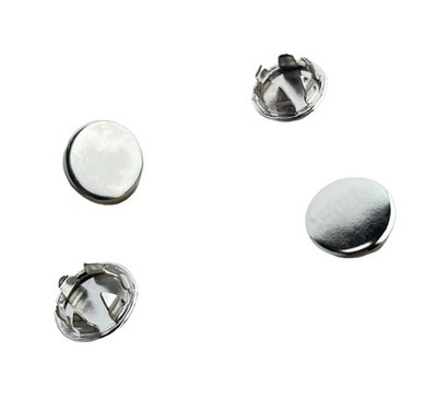 (4 PACK) 3/8'' Nickel Plated Metal Hole Plugs for .031''-.046'' metal SP-375-NK