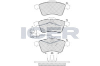 Bremsbelagsatz Vorne Ate-System FüR VW California T4 Camper 7DJ 99-03 8671019136