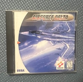 AirForce Delta - Sega Dreamcast Pilot Video Game 🎮 Pristine Sega Konami  ✅