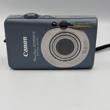 Canon PowerShot SD1200 IS Digital ELPH 10MP Blue Camera WORKS- PARTS/REPAIR
