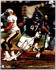 Chris Zorich Autographed Photo Chicago Bears Football Signed #97