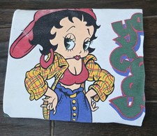 VINTAGE 90'S SINGLE STITCH BETTY BOOP "YOU GO GIRL" FRONT BACK MENS XL T-SHIRT