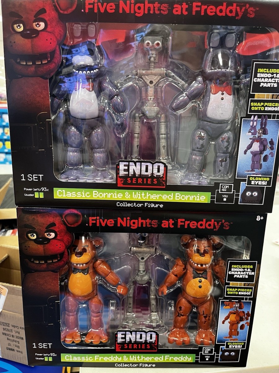 FNAF Five Nights At Freddys Jazwares Bonnie and Freddy Endo Series