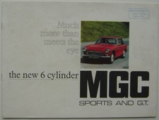 MG MGC Original UK Sales Brochure 1967-68