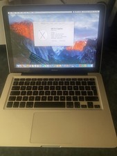 Apple MacBook Aluminium Unibody Intel Core2Duo 2ghz/4gb/128gb SSD OsX El Capitan