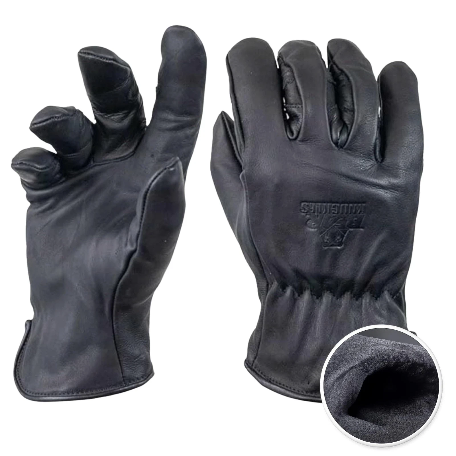 Insulated Leather Work Gloves D409 XL Midnight Insulated Work Gloves for Cold...