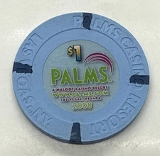 Palms a Maloof Resort & Casino Las Vegas Nevada $1 Chip House Mold 2008