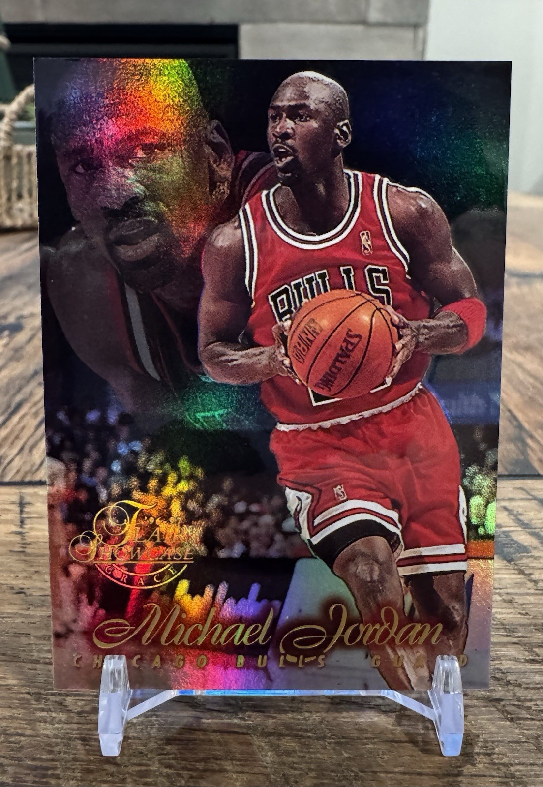 1996-1997 Flair Showcase Michael Jordan Row 1 #23 Chicago Bulls Basketball