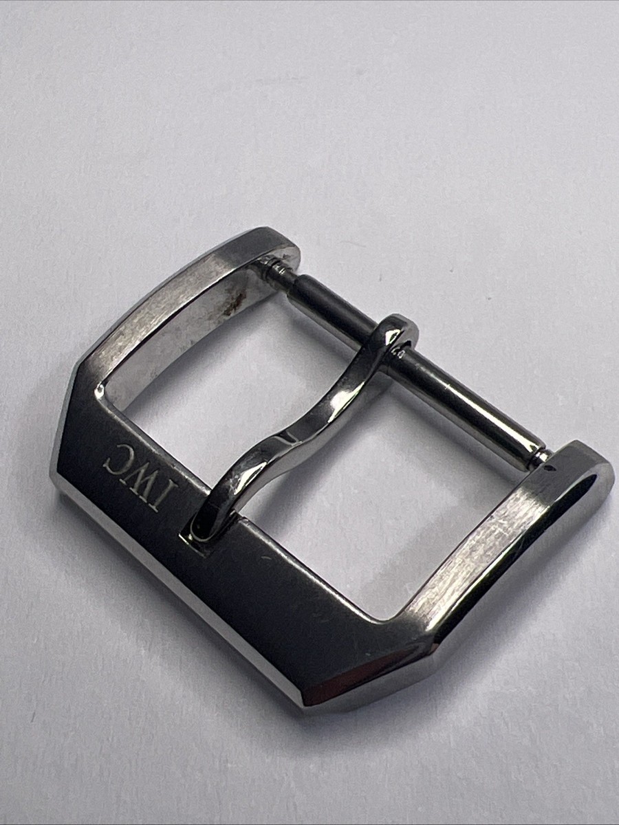 IWC 18mm Brushed Satin Stainless Steel Tang Buckle Clasp Authentic