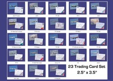 American Airlines Trading Card Set - 23 Different Cards - 2.5"x 3.5" - Airplane