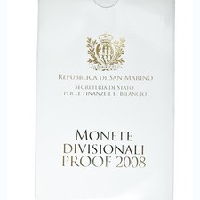 [#1064934] San Marino, 1 Cent to 2 Euro, euro set, 2008, Rome, MS