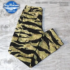 Mens Buzz Rickson’s M BUZZ RICKSON S Buzz Rickson s GOLD TIGER STRIPE TROUSERS G