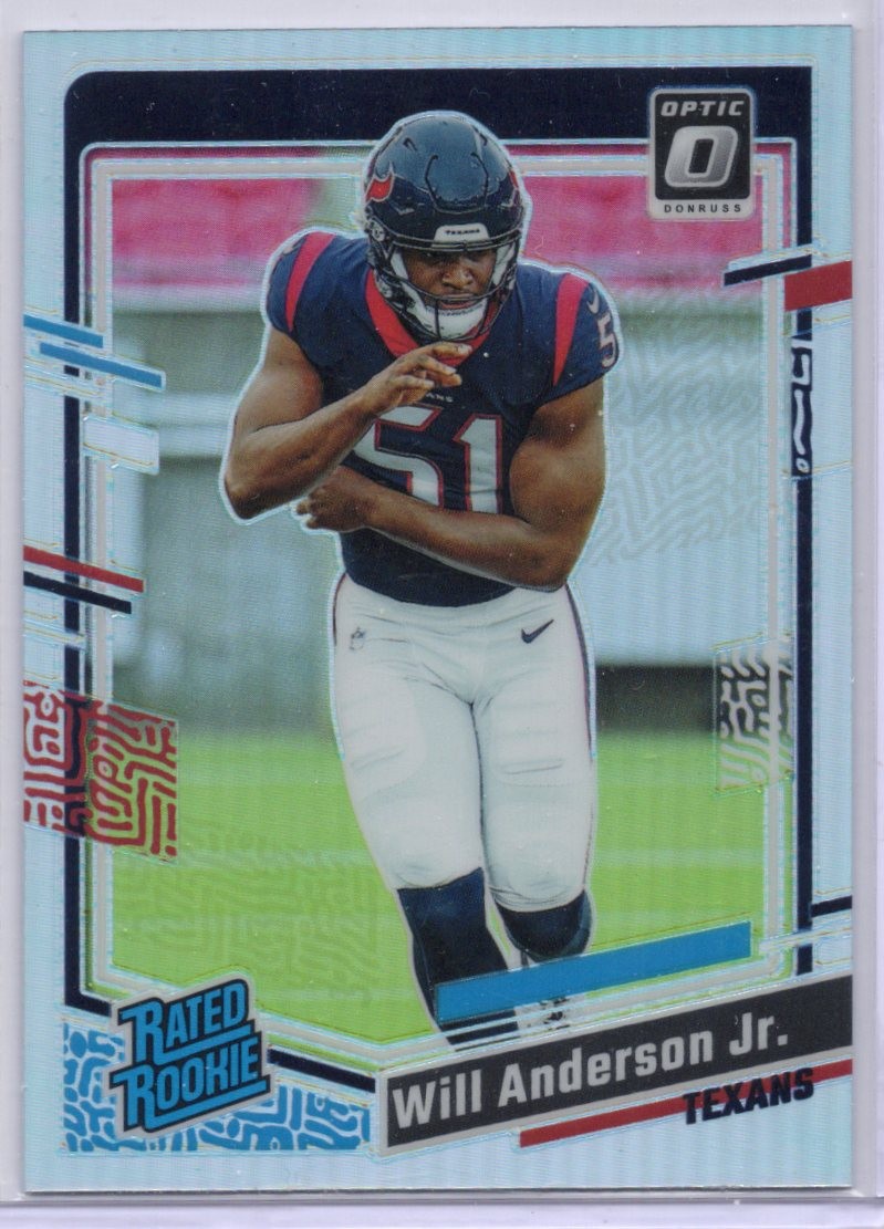 2023 Donruss Optic #246 Will Anderson Jr. Rookie Holo Q