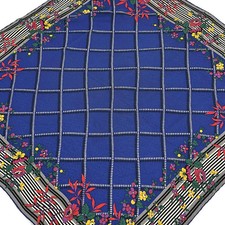 TIFFANY Co. - Navy Cream Multi Scarf