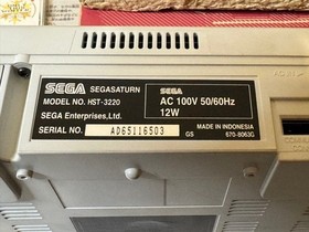 Sega Saturn Nights Christmas Limited Bundle Consolе Good Cond. w/ Cables & Box