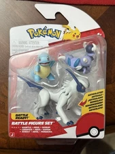 New Pokemon  3 - Piece Battle Figure Set Squirtle, Absol & Skorupi New In Pkg.