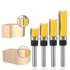 1/4 6mm Shank Straight Flush Trim Router Bit Set Wood Template/Pattern Cutter