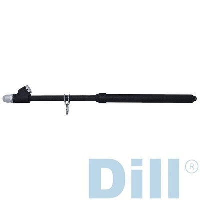 2x Dill 7262 Dual Foot Truck Tire Air Pressure Gauge With Metal Bar Heavy Duty 