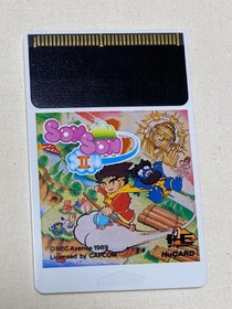 Son Son II PC Engine HuCard Japan Import Capcom Action RPG CIB Tested Works