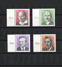 DDR  1976  Nr. 2107 - 2110 - Pers&ouml;nlichkeiten - Postfrisch mit Rand