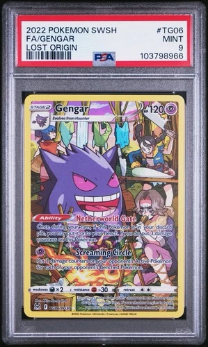 Pokemon TCG Gengar TG06/TG30 Lost Origin Trainer Gallery! PSA 9!