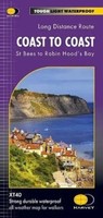 Coast To Coast | St Bees To Robin Hood's Bay | Englisch | (Land-)Karte | 2021
