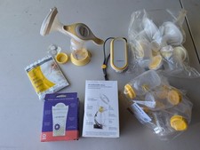 Medela Freestyle Breastfeeding Lot, 3 Different Pumps With Parts, Bottles, Bags