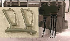 Cal Scale 621 HO Scale Locomotive Air Hose - Plastic -- pkg(2)