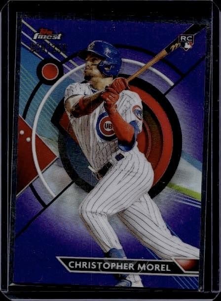 2023 Finest #46 Christopher Morel Purple Refractor #/250